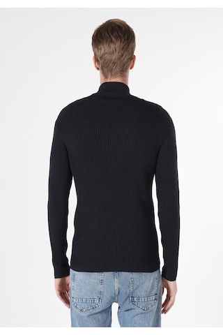 Colins Slim Fit Erkek Lacivert Hırka Cl1055784 Q1.v1 Mnv Mavi