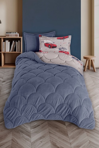 Nordqueen Wellsoft Tek Kişilik Uyku Seti Çift Taraflı Speed Kırmızı - Mavi