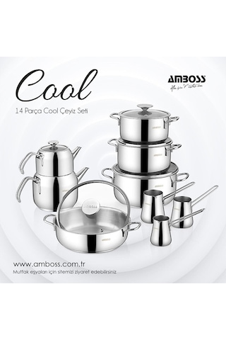 Amboss Cool 14 Parça Çelik Çeyiz Seti