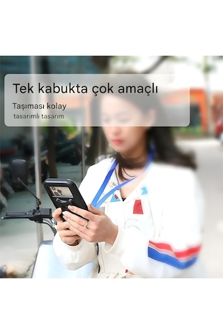 Cepini BS-01 Bisiklet Telefon Tutucu – Gidon Bağlantılı, 360° Dönebilir, Evrensel Uyum