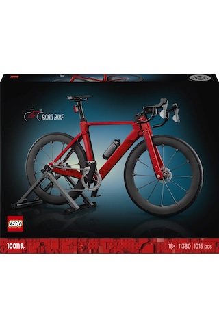 LEGO® Icons Yol Bisikleti 11380 - Yetişkinler için Vites Mekanizması ve Fren Kaliperleri İçeren Model Yapım Seti (1015 Parça)