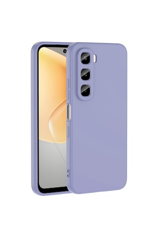 Maks Technology İnfinix Hot 60i 4g Kılıf Mkst Mara Lansman Kapak - Lila
