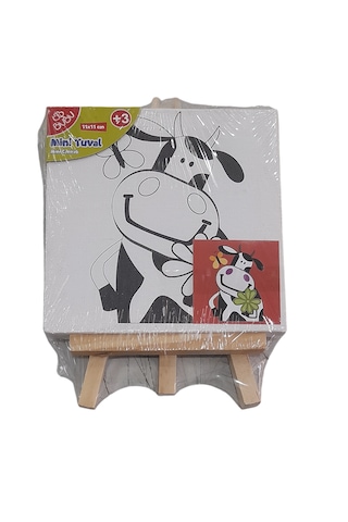 Bu-bu Çerçeveli Tuval Standı Mini 11x11 Cm Kamyon