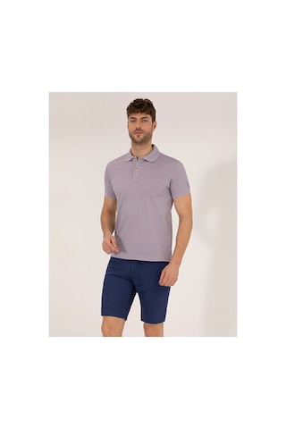 Pierre Cardin Slim Fit Polo Yaka Merserize Tişört 50262665-vr034 Pembe