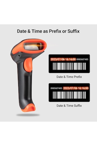 Tera Hw0002 Kablosuz Barkod Okuyucu, 1d/2d/qr Kod Tarayıcı, Bluetooth/2.4g/usb 3'ü 1 Arada, Titreşim Uyarılı &