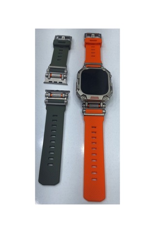 Watch Ultra Uyumlu Döner Silikon Kordon 44/45/46/49 Mm 3 Renkli