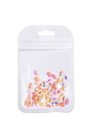 Samdoo 50 Adet Çeşitli Renkli Ab Pırlanta, Tırnak Süslemeleri, Düz Tabanlı Kristal Taşlar, 02 Numara