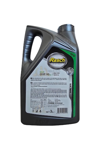 Rasch Valva Apı GL-1 Genel Amaçlı Dişli Yağı No 140 - 3 L