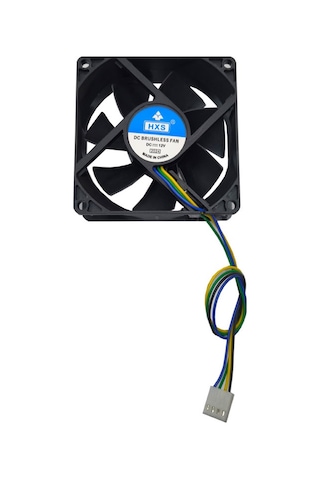 8 Cm 4 Pin Dc 12v Fan 8x8x2.5cm 12 V 4pinli Fan 1 Adet