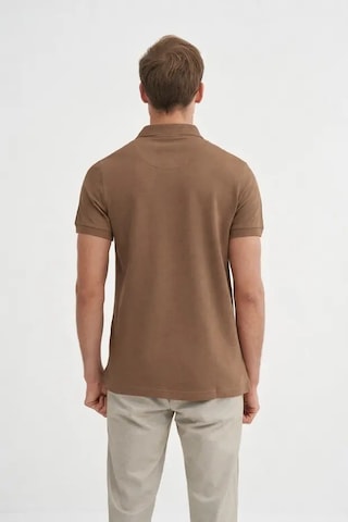 Cazador 46130 Erkek Kahverengi Polo Yaka Tshirt