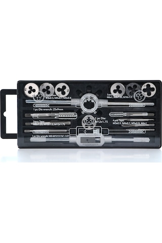 Worldforce 16 Parça Pafta Kılavuz Seti S2 Çelik Profesyonel