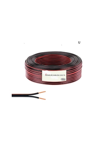 Beyaz 2 0,75 Kordon Kablo Başlıksız 100 Metre