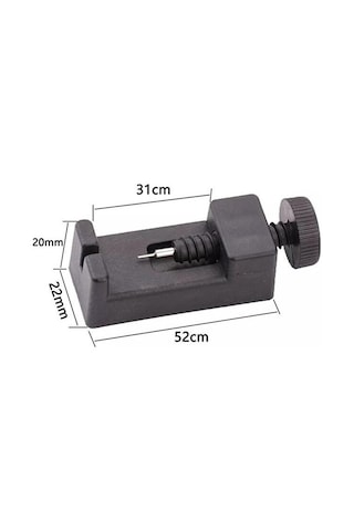 Zhltools Saat Kordonu Bar Pim Kısaltma Saat Kordon Boyu Küçültme Aparatı Pin Sökme Aracı Siyah