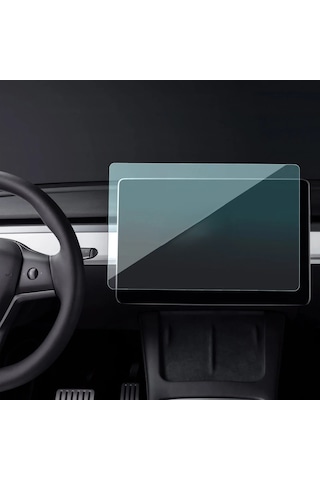 Tesla Model Y 15 İnç Navigasyon Uyumlu Nano Ekran Koruyucu 2021-2023 9H Nano Ekran Koruyucu