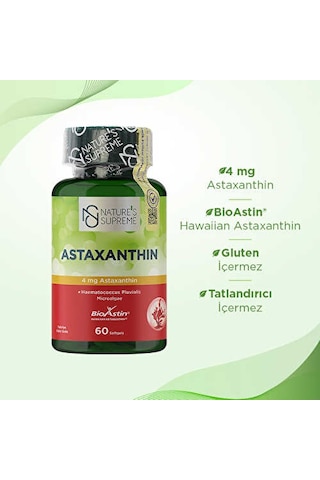 Nature's Supreme Astaxanthin 60 Kapsül