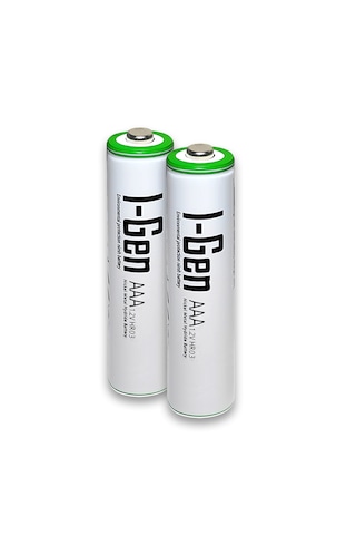 I-Gen B139 2 Adet AAA 900 mAh Şarj Edilebilir İnce Kalem Pil 1.2V Ni-MH Şarjlı Pil