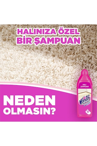 Vanish Kosla Makinede Halı Yıkama Şampuanı 2 x 850 ML
