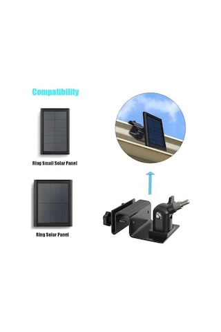 Trendooze Sunshine022 Halka Güneş Braket, Beyaz, Aletsiz, Alüminyum