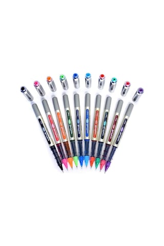 Uni-ball Eye Ub-157 Tükenmez Kalem 0,7 Mm Bilya 10'lu Paket Her Renkten Bir Adet Genel