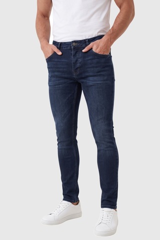 Rizzup Erkek Slim Fit Likralı Yumuşak Dokulu Jean Esnek Dar Paça Lacivert Kot Pantolon 2602167