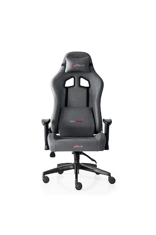 xDrive 15'li Plus Profesyonel Kumaş Oyuncu Koltuğu Gri - Siyah