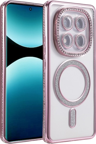 Xiaomi Redmi Note 15 Pro 5g Joke Simli Magneticsafe Kılıf - Pembe