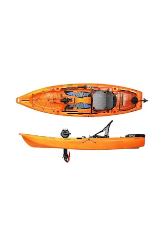 Seaflo Tek Kişilik Pedallı Kano Turuncu