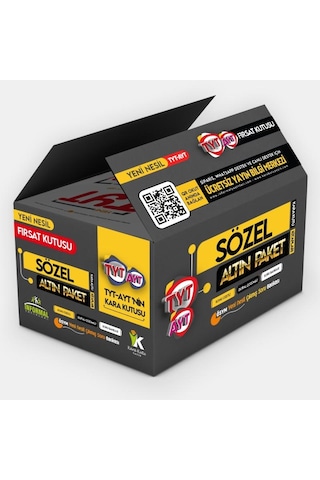 Yeni Sistem Yks Tyt-ayt Karakutu Sözel Altın Fırsat Paket Set Ko...