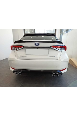 Toyota Corolla Uyumlu 2019 Bagaj Ustü Spoıler B Dızayn Pıano  Black