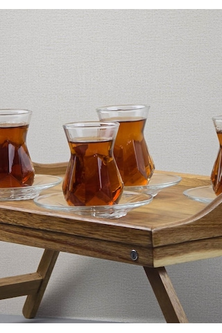 Akasya Tepsi - Açılır Kapanır Ayaklı Tepsi - 50x30 Cm