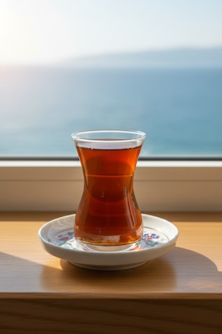 6 Kişilik Nordic Kenar Toledo Çay Tabaklı 12 Parça Çay Seti Kırmızı Lale Desenli Şık Ve Zarif Tasarım Beyaz