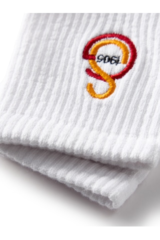 Gsstore Galatasaray Unisex Çorap K252284 Beyaz