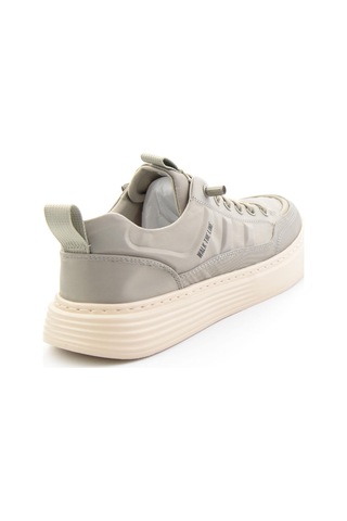 Bambi Haki Keten Erkek Sneaker E01175521118 Ten