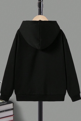 Çocuk Shark Baskılı Sweatshirt Siyah