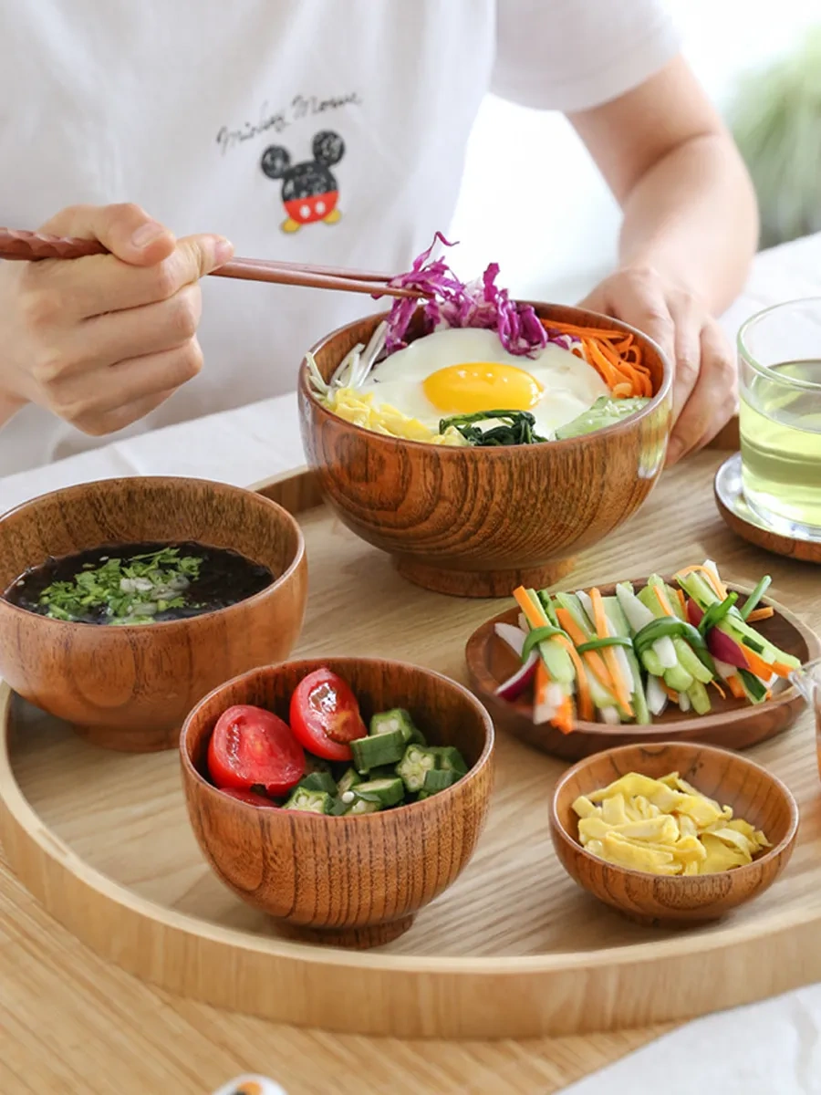 Lunext Ahşap Salata Ve Çorba Kasesi - Derin 385588134