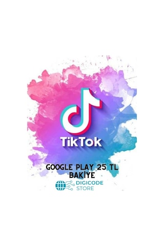 Tik Tok Google Play Hediye Kodu 25 Tl Tik Tok Google Play Hediye Kodu 25 Tl