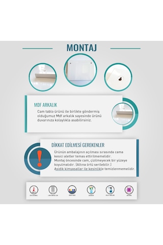 Decorita Cam Tablo | Taşlı Şömine Görünümlü