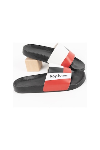 Roy Jones Slide Ortopedik Erkek Yazlık Günlük Rahat Terlik-8300 Beyaz