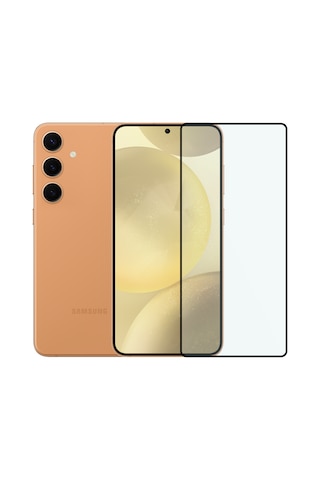 Safeus Tam Kaplayan Parmak İzi Bırakmayan Safir Ekran Koruyucu Cam , Samsung S24 Plus İle Uyumlu