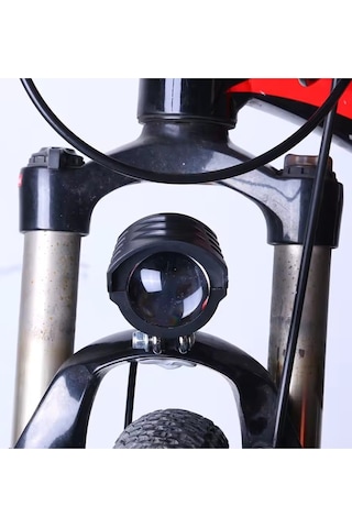 Led Far Elektrikli Scooter Farı Elektrikli Motosiklet E Bisiklet Far + Korna 36v-60v-uyumlu