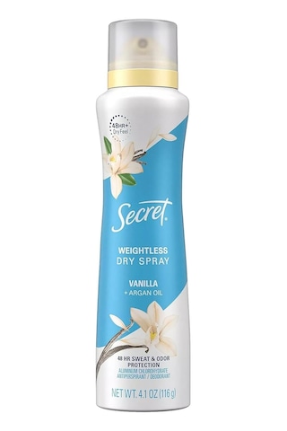 Secret Vanilla Antiperspirant Kuru Sprey Deodorant 116gr