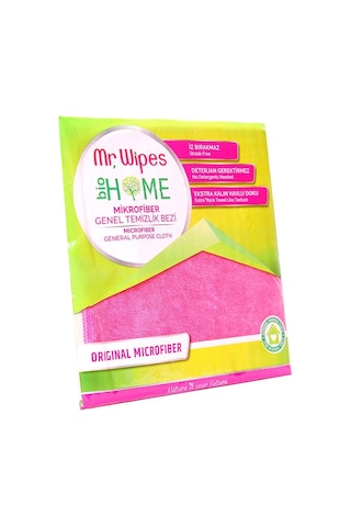 Mr. Wipes Mikrofiber Genel Temizlik Bezi Pembe 40 x 40 CM