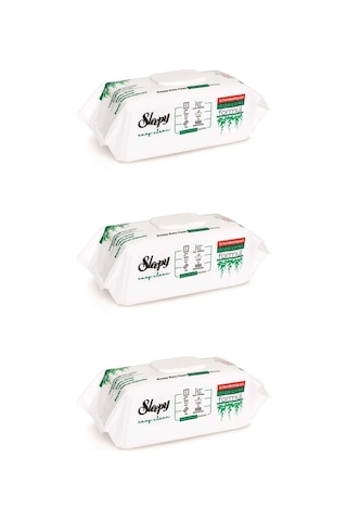 Sleepy Easy Clean Sirke Karbonat Beyaz Sabun Katkılı Yüzey Temizlik Islak Havlusu 3 x 100'lü