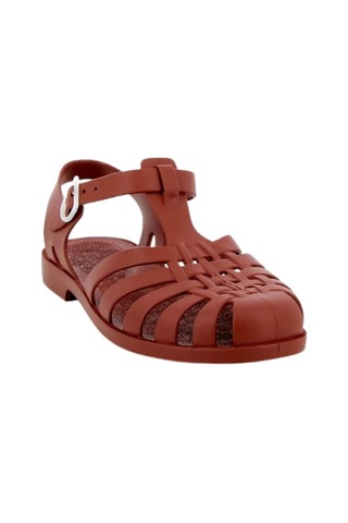 Meduse Sunmif Mat Terracotta Kadın Sandalet-14525 Toprak Rengi