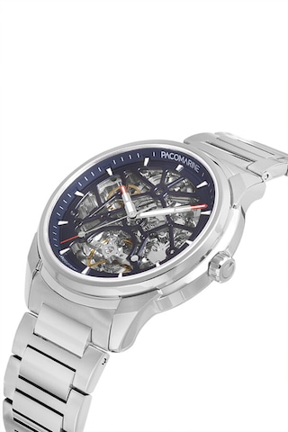 Pacomarine Pm.22156.02 Skeleton Otomatik Erkek Kol Saati Gümüş
