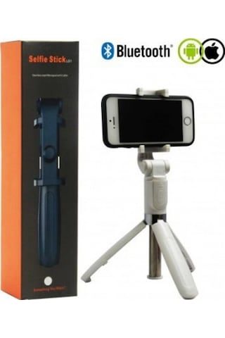 Selfie Stick L01 Bluetooth Kumandalı Selfie Çubuğu Tripod Monopod 5324
