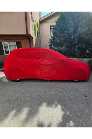 Kırmızı Penye Branda Universal Hatchback Uyumlu Koruma