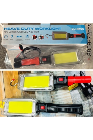 Powermaster Zj-8859 20 Watt Cob Ledli Çalışma Lambası Siyah