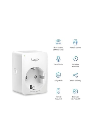 Tp-lınk Tapo P100 Mını Wi-fi Akıllı Priz 4 Lü 0 M