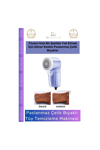 Tüytemizlememakinesi Lüks Pilli Tiftik Kazak Giysi Yünü Toplama Alıcı Toplayıcı Mavi Tüy Temizleme Çok Renkli